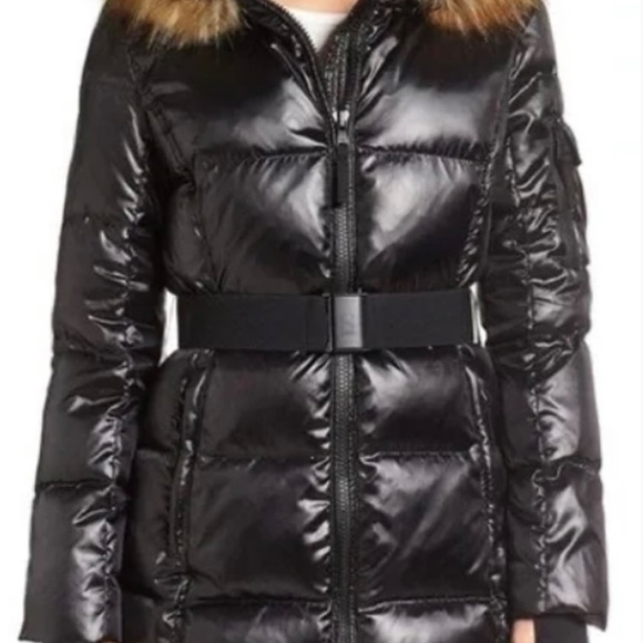 S13 Nicky Quilted Down Puffer Winter Coat XS - Picture 4 of 4